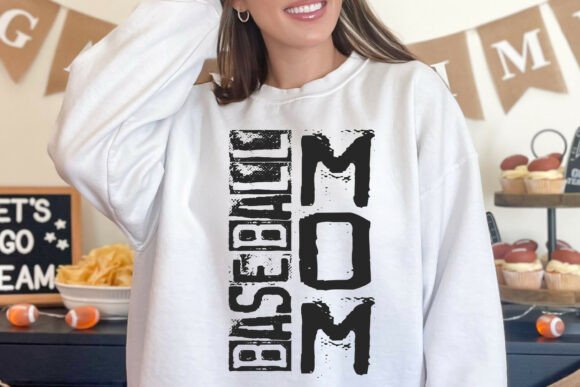 Baseball Mom Graphics for Crafts & Branding