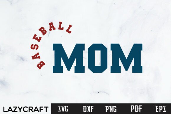 Baseball Mom Varsity Coquette Graphics for Crafts