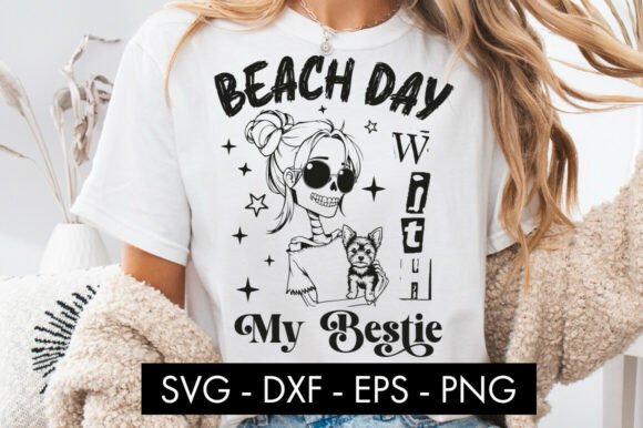 Beach Day Dog Mom SVG: Graphics for T-Shirt Designs