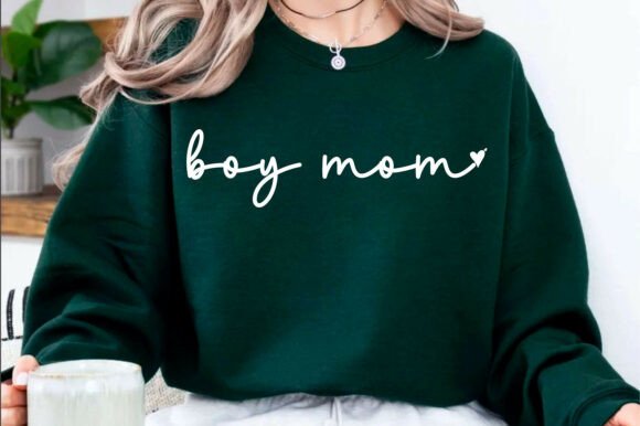 Boy Mama SVG Graphics for T-Shirt Designs