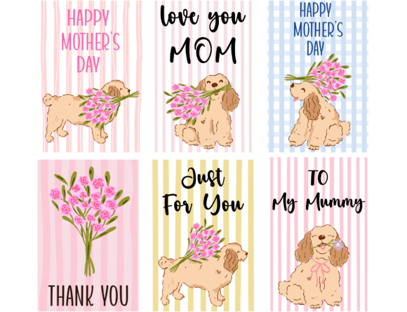 Mama Dog Clipart: Graphics for Crafts & Gifts