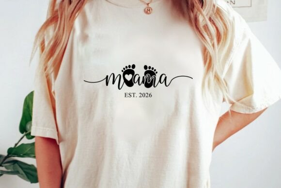 Mama SVG PNG Baby Reveal Graphics for T-Shirt Designs