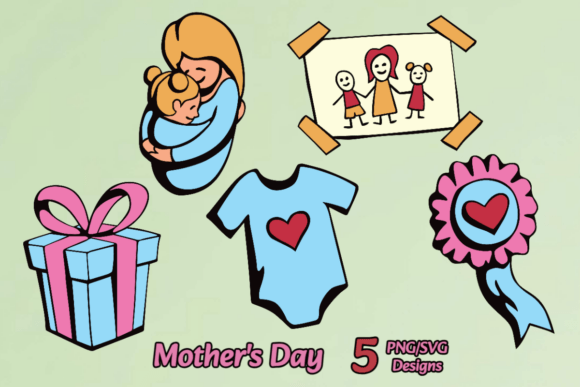 Mother's Day Graphics for Crafts & Branding