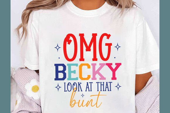 Review: Funny Baseball Mom SVG PNG, OMG Becky for Embroidery