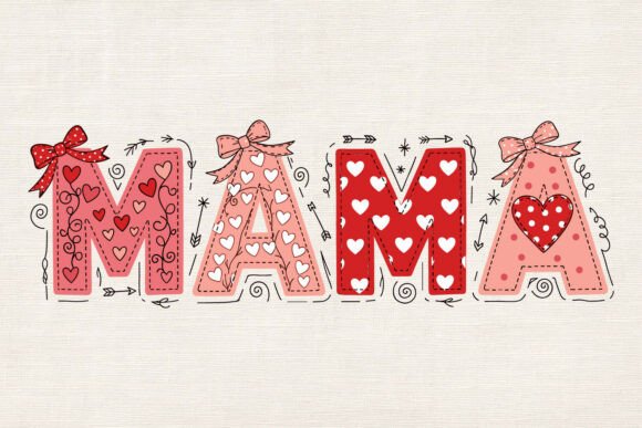 Valentine Bow Heart Mama SVG: Crafts & Graphics Review
